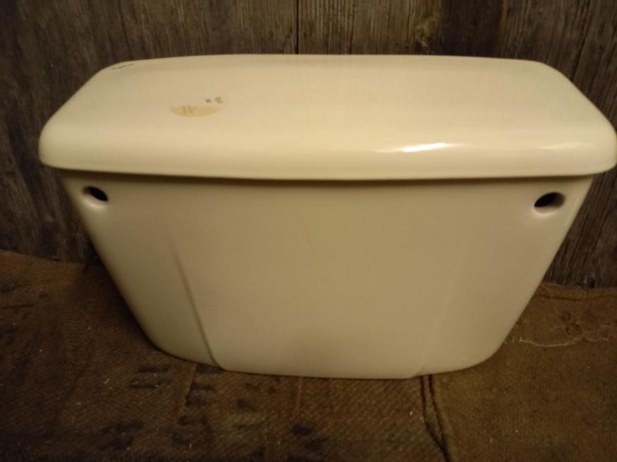 Low Level Close Coupled Toilet Tank By Twyford. Sorbet Colour